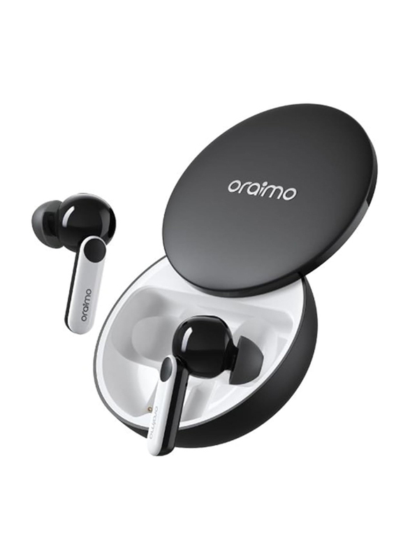 Oraimo Free Pods 4 Wireless In-Ear Noise Cancelling Earbuds, Black