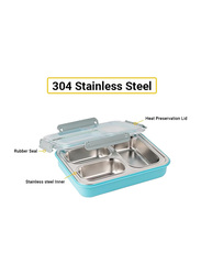 Vichivy 304 Stainless Steel Leak-proof Bento Lunch Box, Blue