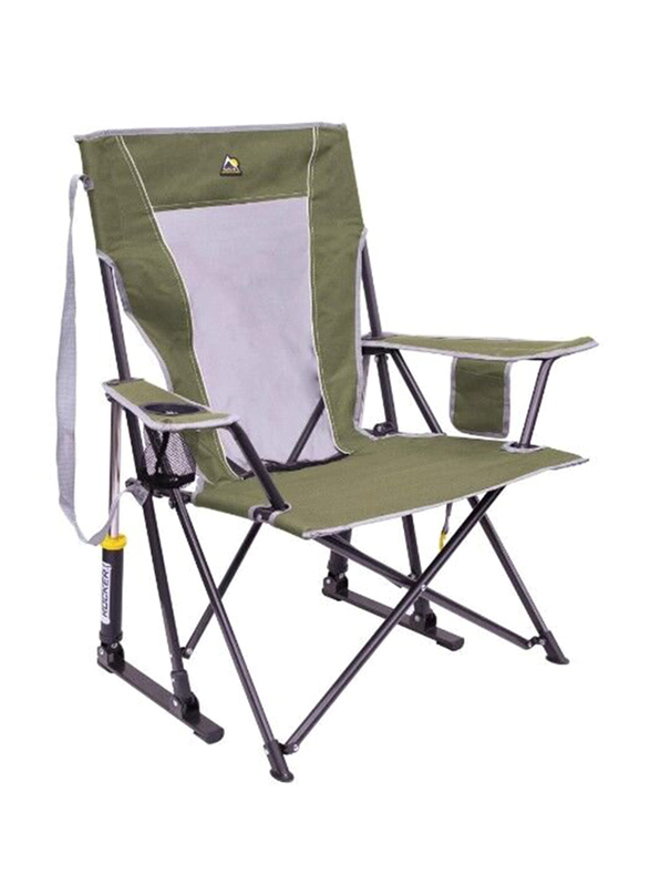 GCI Outdoor Comfort Pro Rocker Camping Chair, Loden Green