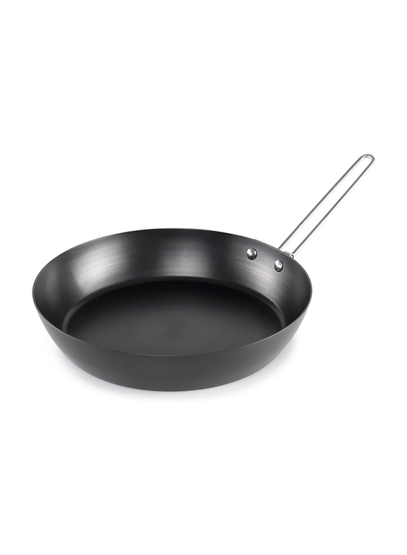 

GSI Outdoor 10 inch Carbon Steel Frypan, Black/Silver