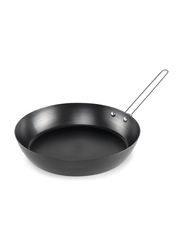GSI Outdoor 10 inch Carbon Steel Frypan, Black/Silver