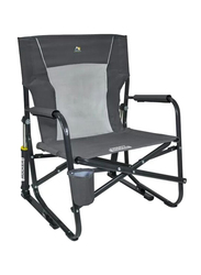 GCI Outdoor Fire Pit Rocker Chair, Pewter