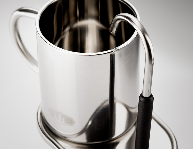 GSI Outdoor 4 Piece Miniespresso Cup Set, Silver