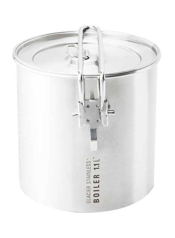 GSI Outdoor 1.1 Ltr Glacier Stainless Boiler, Silver