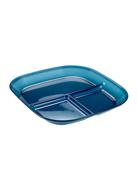 

GSI Outdoor Infinity Divided Plate, Blue