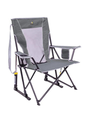 GCI Outdoor Comfort Pro Rocker Camping Chair, Mercury Grey