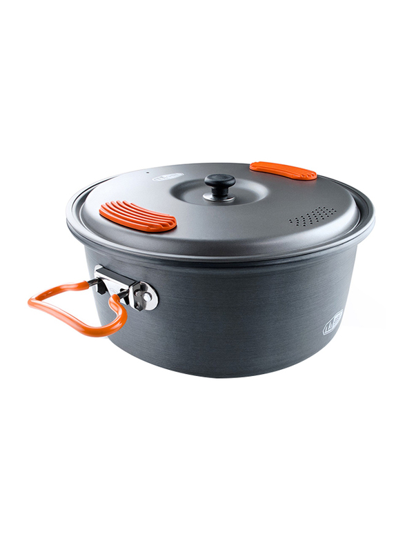 GSI Outdoor 3.2 Ltr Halulite Pot, Grey/Orange