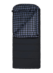 Teton 20F Right Zip Long Bridger Sleeping Bag, Charcoal/Blue