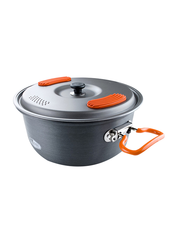 GSI Outdoor 2 Ltr Halulite Pot, Grey/Orange