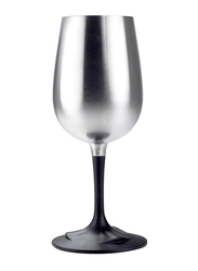 GSI Outdoor Glacier Stainless Nesting Wine Glass, Silver