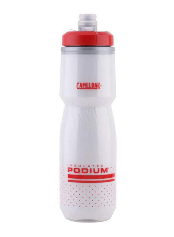 

Camelbak Podium Chill Bottle, 21oz, Fiery Red/White