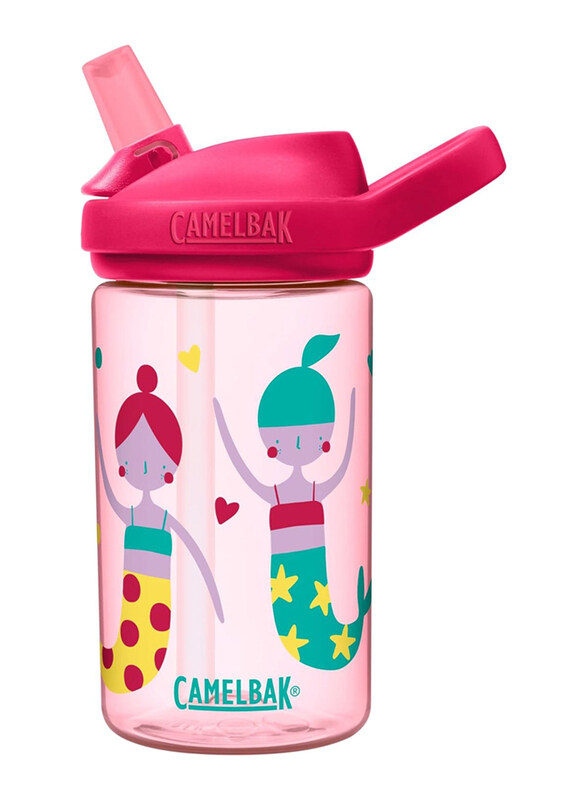 

Camelbak Eddy+ Slow Poke Parade Insulated Stainless Steel with Straw Cap Bottle for Kids, 14oz, Multicolour