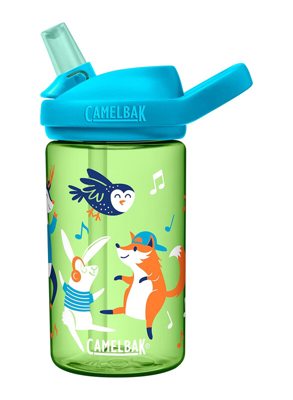 

Camelbak Eddy+ Moto Rally Insulated Stainless Steel with Straw Cap Bottle for Kids, 14oz, Multicolour