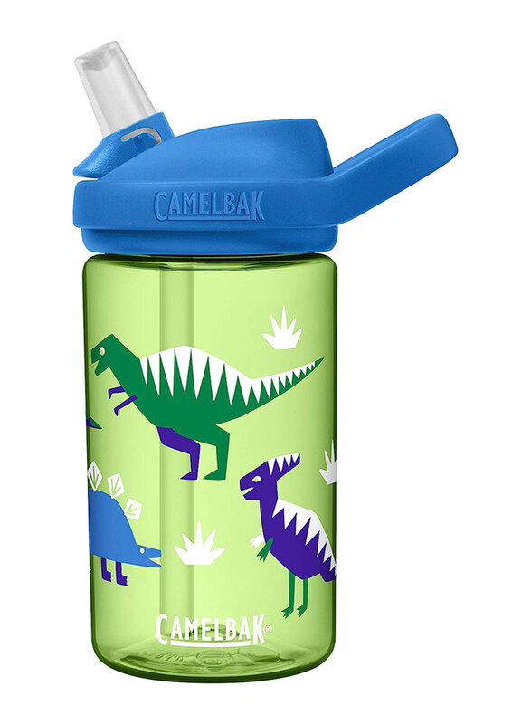 

Camelbak Eddy+ Hip Dinos Insulated Stainless Steel with Straw Cap Bottle for Kids, 14oz, Multicolour