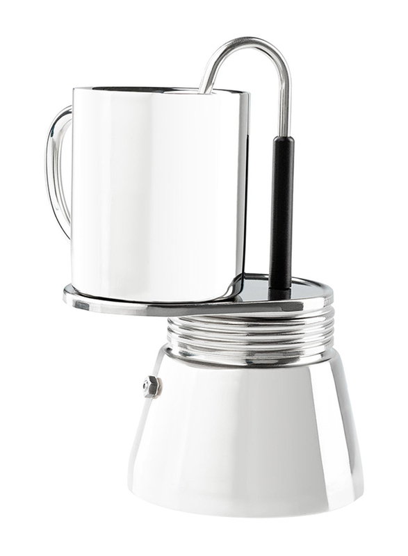 GSI Outdoor 4 Piece Miniespresso Cup Set, Silver