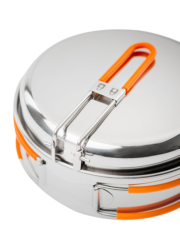 GSI Outdoor 1 Person Glacier Stainless Mess Kit, Multicolour