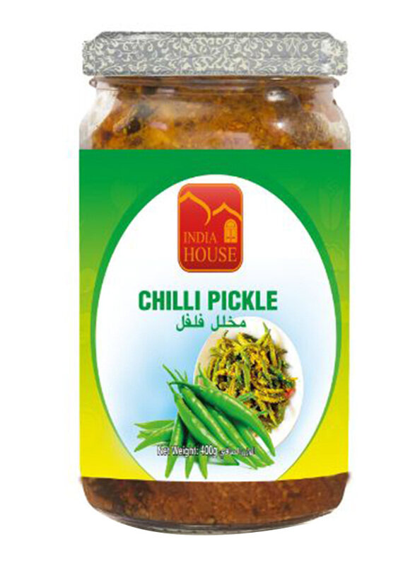 

India House Green Chilli Pickle, 400g