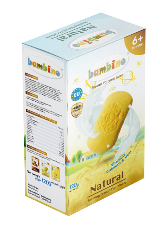 

Bambino Natural Biscuits (Box), 120g