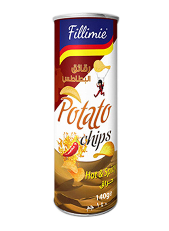 

Fillimie Hot & Spicy Flavour Potato Chips (Tin), 140g