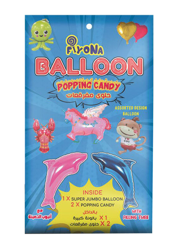 

Fiyona Balloon Popping Candy (Box), 15 x 2g