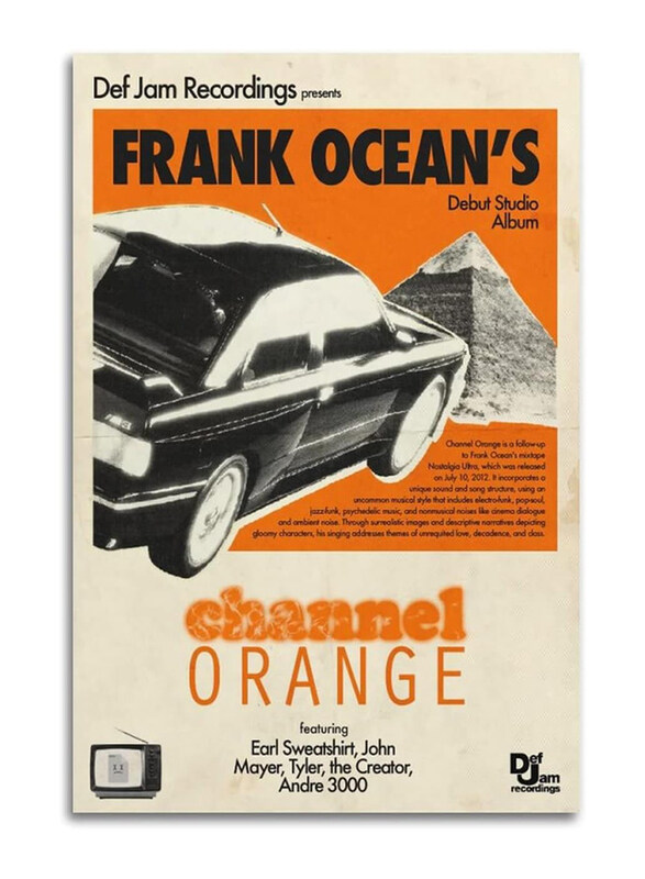 

Chixx Frank Ocean Channel Canvas Poster, Multicolour