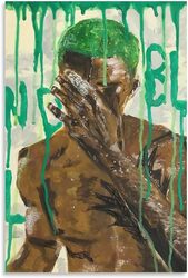 Gryec Frank Ocean Rapper Canvas Posters without Frame, Multicolour