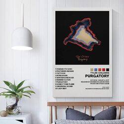 Qiaoz Tyler Childers Purgatory Poster Album Cover for Room Aesthetic Canvas Art Wall, Multicolour