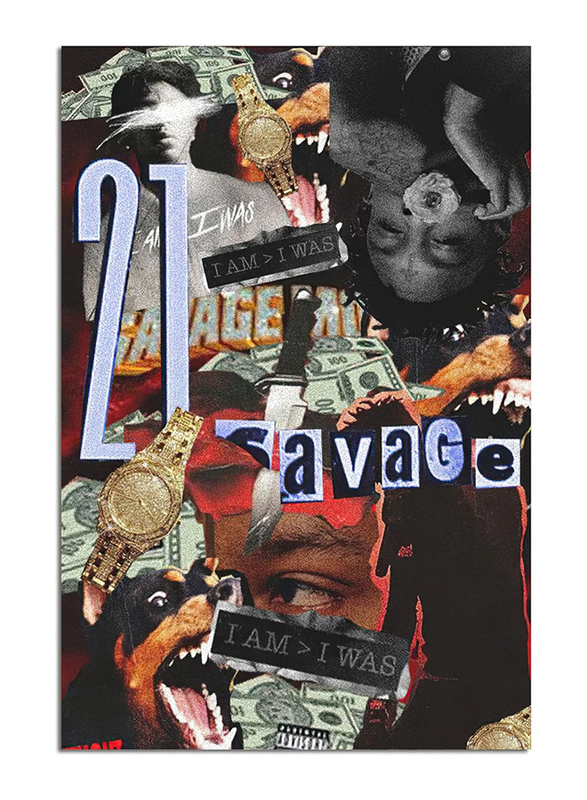 Album Cover 21 Savage Poster, Multicolour