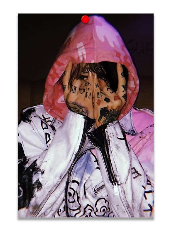 

Kaoneso Lil Peep Posters Rapper Posters, 16 x 24inch, Multicolour