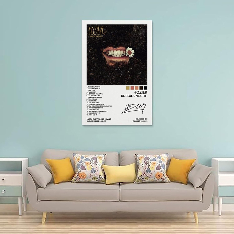 Shiwa Hozier Unreal Unearth Album Cover Poster, Multicolour