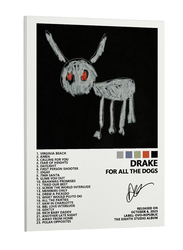 Mooyo Drake for All The Dogs Music Album Cover Poster, 16 x 24-inch, Multicolour