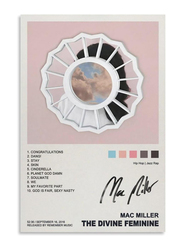 BAICHU Unframed Canvas 12 x 18-Inch Mac Miller "The Divine Feminine" Album Poster, Multicolour