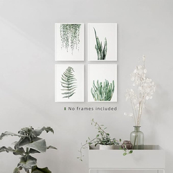 A Art Zone Botanical Prints Poster, 8 x 10inch, Green