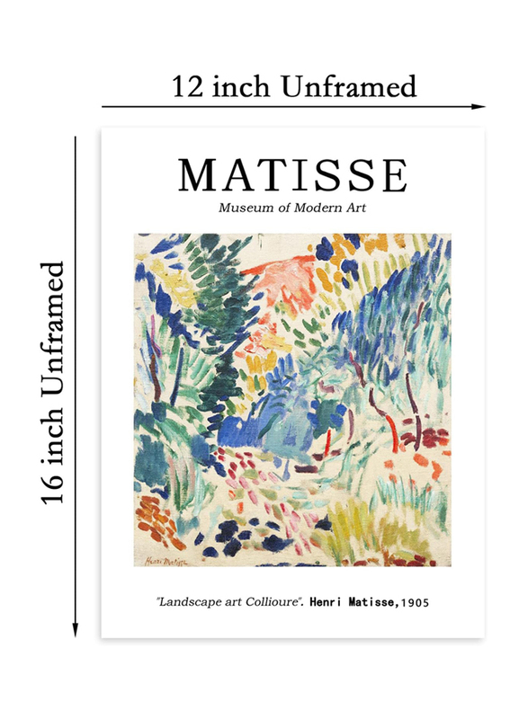 Pennclys Henri Matisse Canvas Wall Art, Multicolour