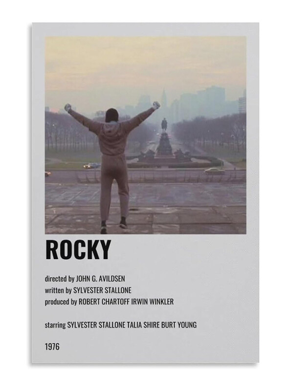 

Generic Rocky Movie Art Posters Canvas, Multicolour