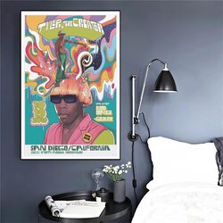 Motlwat Tyler The Creator Goblin Album Poster, 16 x 24 inch, Multicolour