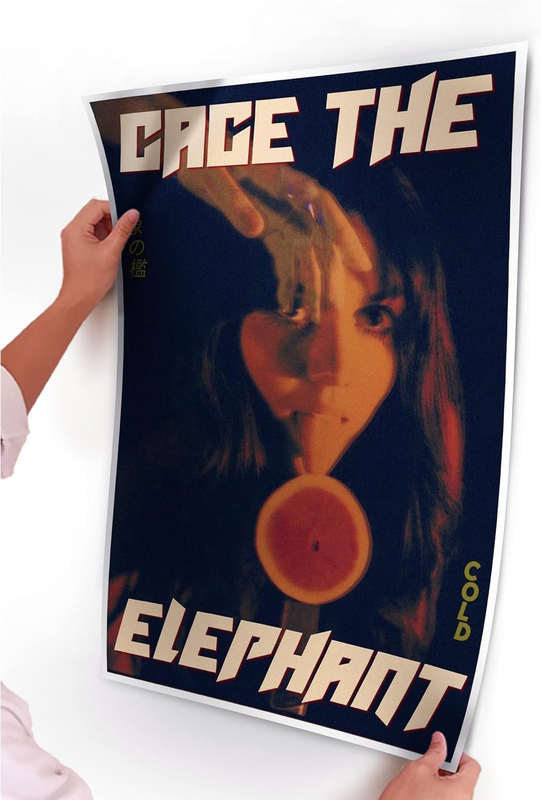 Xihoo Cage The Elephant Poster, Multicolour