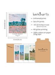 Berkin Arts Wall Art Unframed Prints Giclee Art Poster, 4 Piece, 8 x 10inch, Multicolour