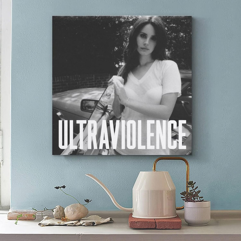 Lana Del Rey Ultraviolence Canvas Prints Poster, 30 x 30cm, Multicolour