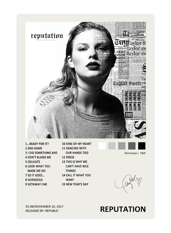 

General Ytgmo Reputation Music Album Cover Signed Limited Canvas Poster, Black/White