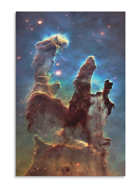 

Generic Astronomy Nebula Space Orion Pillars of Creation Canvas Wall Art Poster, 16 x 24 inch, Multicolour