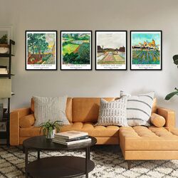 Berkin Arts Wall Unframed Prints Giclee Art Paper Poster, 11 x 14 inch, 2 Pieces, Multicolour