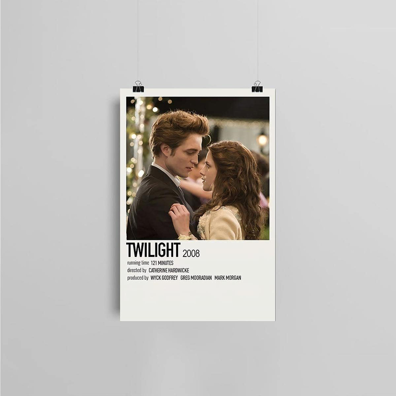 WERUTO Unframed Canvas 12 x 18-Inch Twilight 2008 Poster, Multicolour