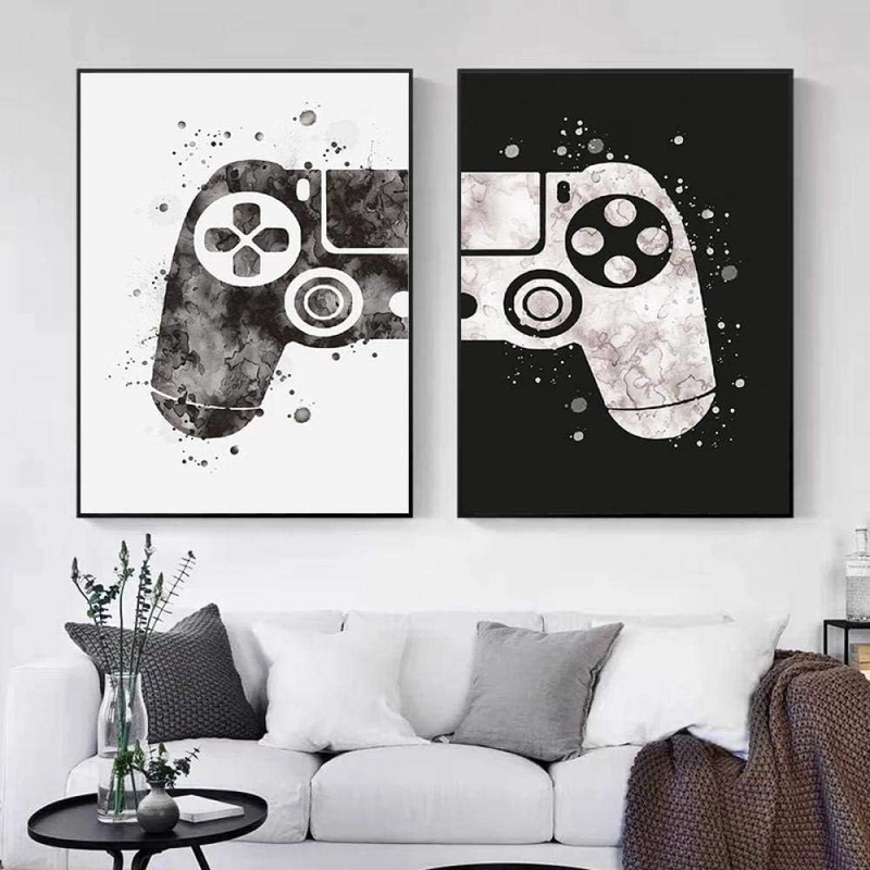 Chuanglanja Game Themed Gaming Canvas Wall Art, Multicolour