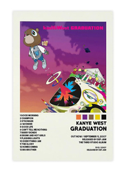 Dianshang Kanye West Graduation Wall Decor Canvas Poster, Multicolour
