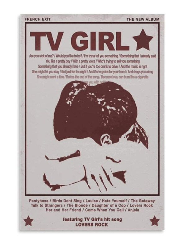 

Bichi Tv Girl Vintage Music Art Canvas Posters, Multicolour