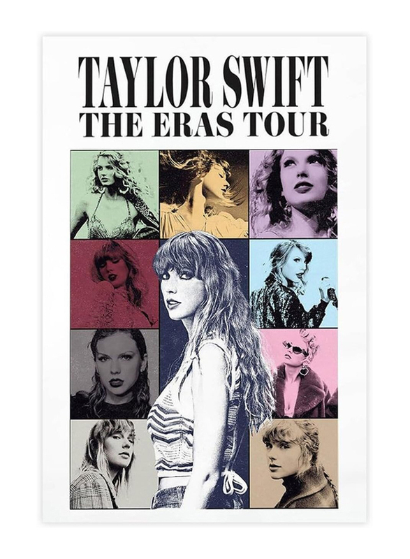 CNMLGB Taylor Swift The Iras Tour Album Fabric Poster for Bedroom Decoration, Sports Landscape, Office Room Decor, Multicolour