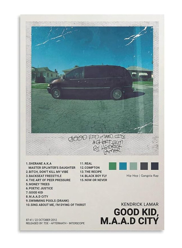 

Baichu Kendrick Lamar Signed Poster, 30 x 45cm, Multicolour