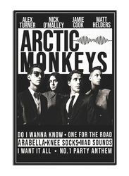 Bjiao Arctic Monkeys Favourite Worst Nightmare Art Vintage Poster, Black/White