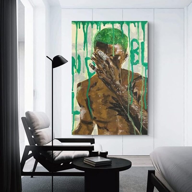 Gryec Frank Ocean Rapper Canvas Posters without Frame, Multicolour